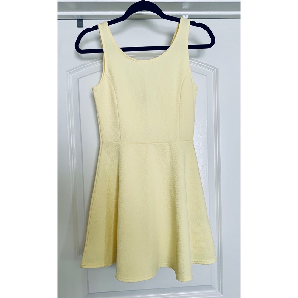 Yellow A-Line Dress